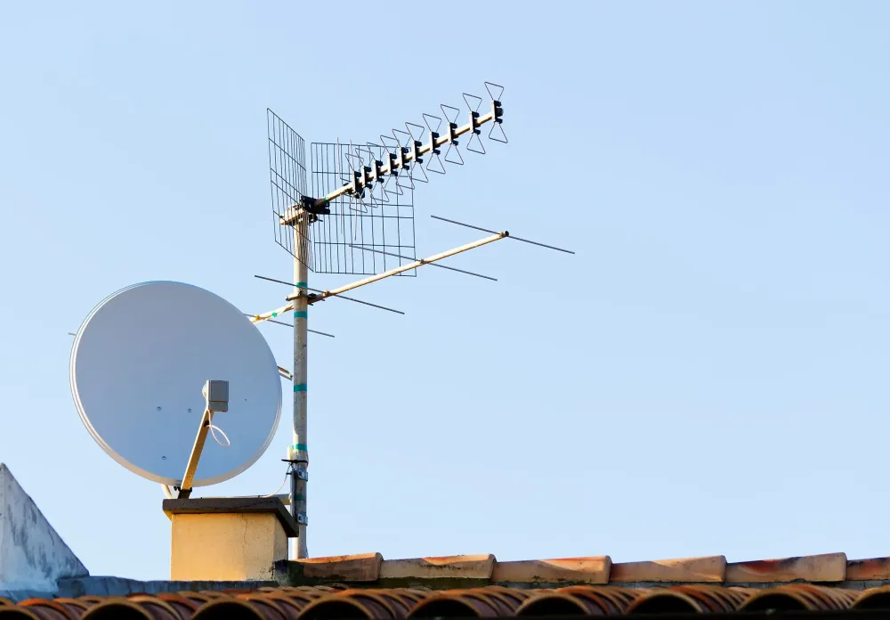 Pose d'antenne à Langogne